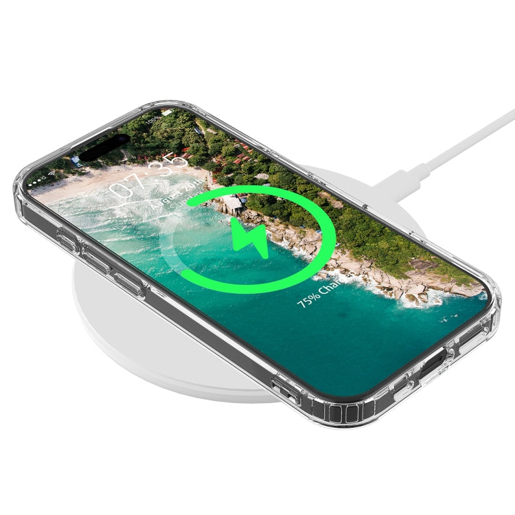 For iPhone 16 Pro MagSafe Clear Acrylic PC Hybrid TPU Phone Case(Transparent) - iPhone 16 Pro Cases by PMC TechLife | Online Shopping South Africa | PMC TechLife | Buy Now Pay Later Mobicred