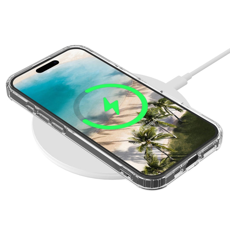For iPhone 16 MagSafe Clear Acrylic PC Hybrid TPU Phone Case(Transparent) - iPhone 16 Cases by PMC TechLife | Online Shopping South Africa | PMC TechLife | Buy Now Pay Later Mobicred