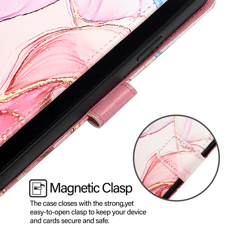 For Blackview A52 PT003 Marble Pattern Flip Leather Phone Case(Rose Gold) - free shipping - PMC TechLife - Order now!
