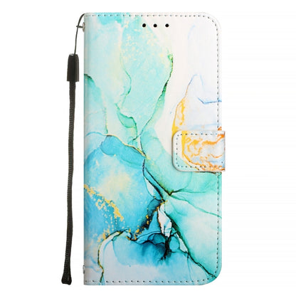 For Blackview Color 8 PT003 Marble Pattern Flip Leather Phone Case(Green) - More Brand by PMC Jewellery | Online Shopping South Africa | PMC Jewellery | Buy Now Pay Later Mobicred