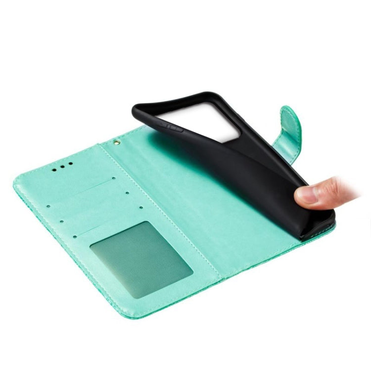For Xiaomi Redmi K70 Lace Flower Embossing Flip Leather Phone Case(Green) - free shipping - PMC Jewellery - Order now!