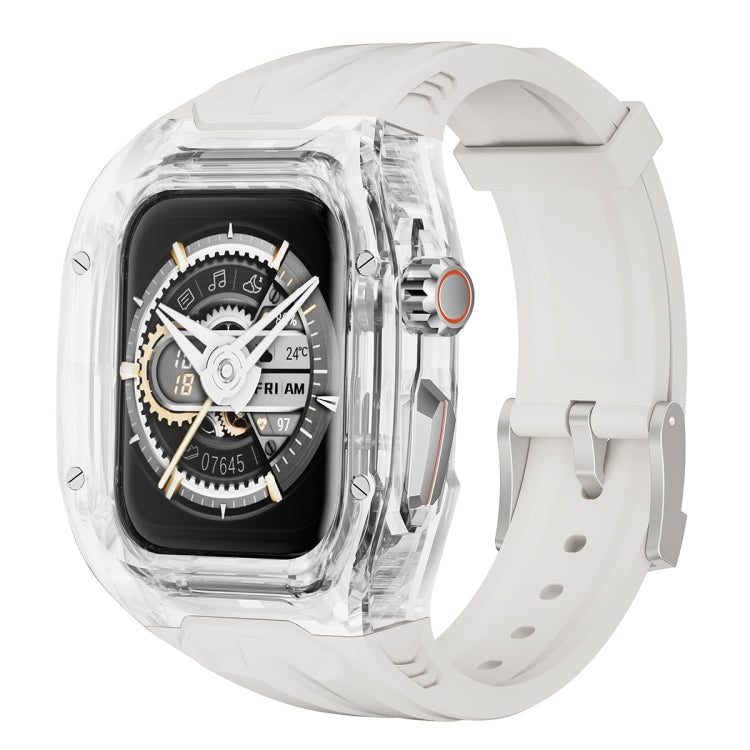 For Apple Watch Series 9 45mm Modified PC Hybrid TPU Watch Case Band(Starlight Transparent) - free shipping - PMc TechLife - Order now!
