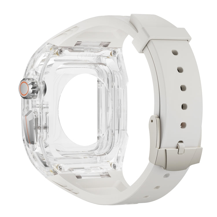 For Apple Watch Series 9 45mm Modified PC Hybrid TPU Watch Case Band(Starlight Transparent) - free shipping - PMc TechLife - Order now!