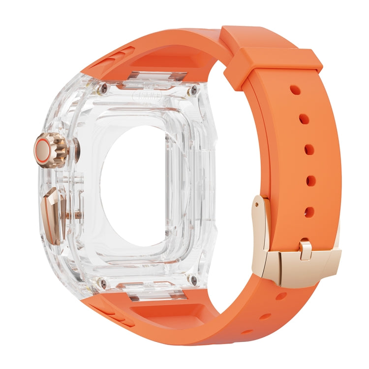 For Apple Watch Series 6 44mm Modified PC Hybrid TPU Watch Case Band(Starlight Transparent) - Watch Cases by PMc TechLife | Online Shopping South Africa | PMc TechLife | Buy Now Pay Later Mobicred
