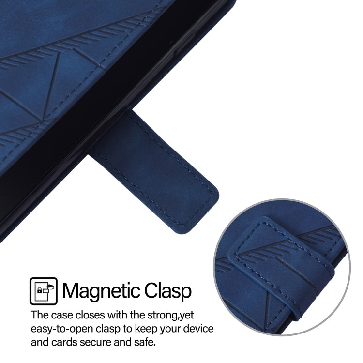For Blackview A53 Crossbody 3D Embossed Flip Leather Phone Case(Blue) - More Brand by PMC Jewellery | Online Shopping South Africa | PMC Jewellery | Buy Now Pay Later Mobicred