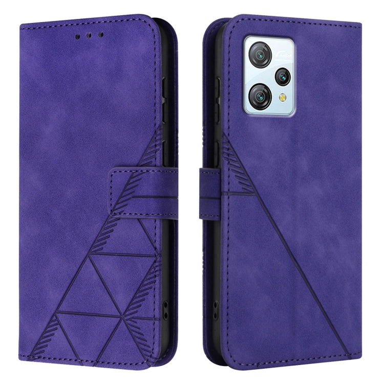 For Blackview A53 Crossbody 3D Embossed Flip Leather Phone Case(Purple) - More Brand by PMC Jewellery | Online Shopping South Africa | PMC Jewellery | Buy Now Pay Later Mobicred