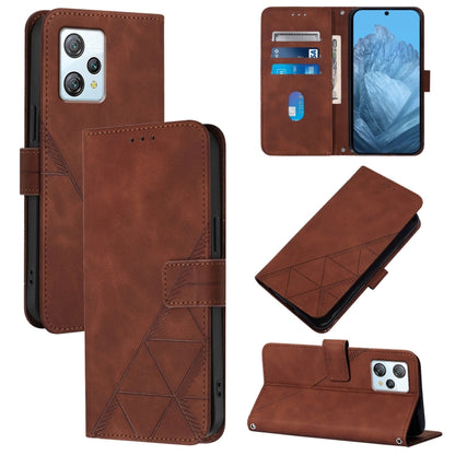 For Blackview A53 Crossbody 3D Embossed Flip Leather Phone Case(Brown) - More Brand by PMC Jewellery | Online Shopping South Africa | PMC Jewellery | Buy Now Pay Later Mobicred