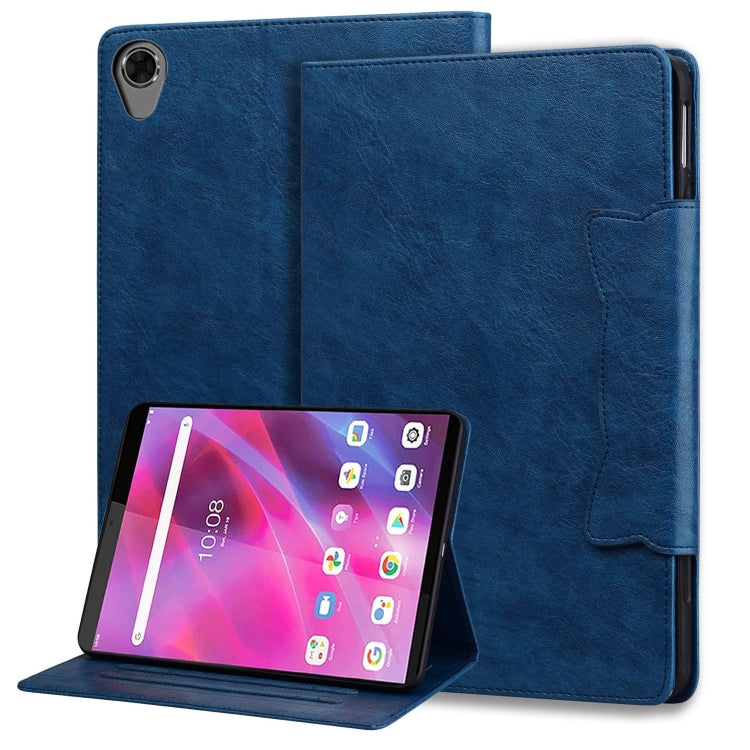 For Lenovo Tab M8 Cat Buckle Leather Tablet Case(Royal Blue) - Lenovo by PMC TechLife | Online Shopping South Africa | PMC TechLife | Buy Now Pay Later Mobicred