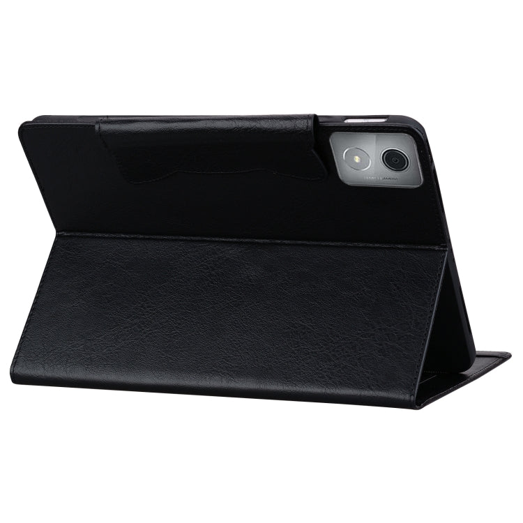 For Lenovo Tab K11 Plus / M11 Plus  Cat Buckle Leather Tablet Case(Black) - Lenovo by PMC TechLife | Online Shopping South Africa | PMC TechLife | Buy Now Pay Later Mobicred