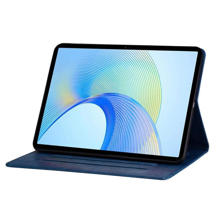 For Lenovo Tab K11 Plus / M11 Plus  Cat Buckle Leather Tablet Case(Royal Blue) - Lenovo by PMC TechLife | Online Shopping South Africa | PMC TechLife | Buy Now Pay Later Mobicred