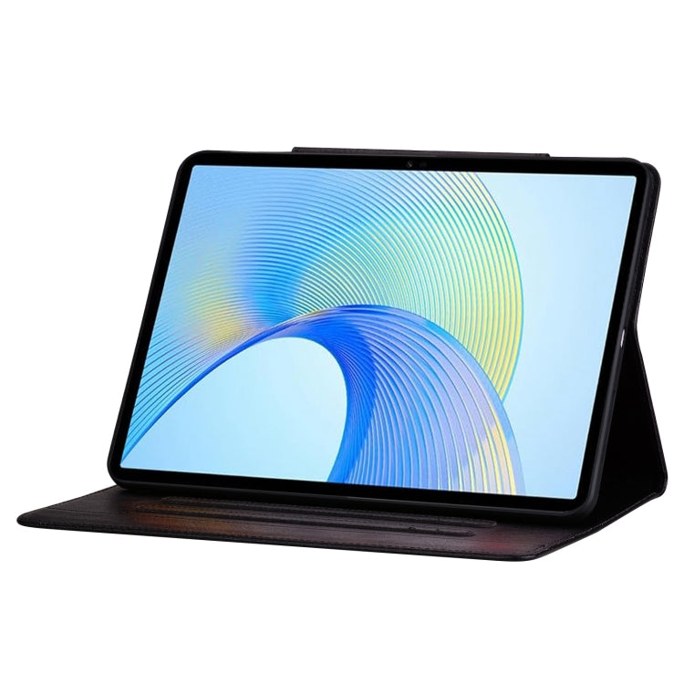 For Lenovo Xiaoxin Pad Pro 12.7 2025 Cat Buckle Leather Tablet Case(Black) - Lenovo by PMC TechLife | Online Shopping South Africa | PMC TechLife | Buy Now Pay Later Mobicred