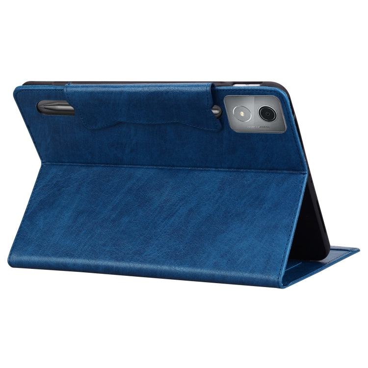 For Lenovo Xiaoxin Pad Pro 12.7 2025 Cat Buckle Leather Tablet Case(Royal Blue) - Lenovo by PMC TechLife | Online Shopping South Africa | PMC TechLife | Buy Now Pay Later Mobicred