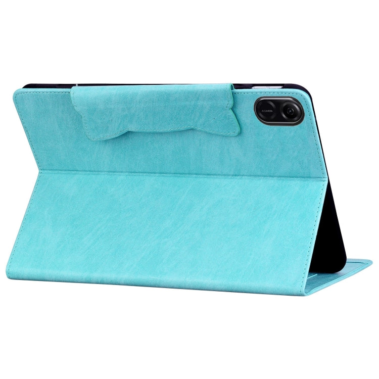 For Honor Pad X9 / X8 Pro Cat Buckle Leather Tablet Case(Sky Blue) - Honor by PMC TechLife | Online Shopping South Africa | PMC TechLife | Buy Now Pay Later Mobicred