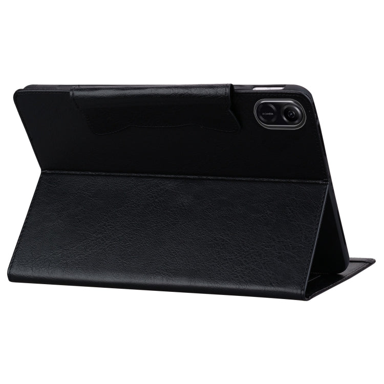 For Honor Pad X8a Cat Buckle Leather Tablet Case(Black) - Honor by PMC TechLife | Online Shopping South Africa | PMC TechLife | Buy Now Pay Later Mobicred
