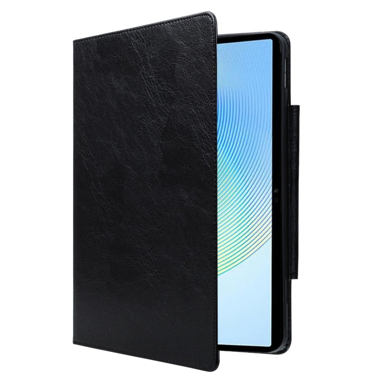 For Honor Pad X8a Cat Buckle Leather Tablet Case(Black) - Honor by PMC TechLife | Online Shopping South Africa | PMC TechLife | Buy Now Pay Later Mobicred