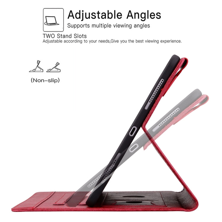 For Honor Pad X8a Cat Buckle Leather Tablet Case(Red) - Honor by PMC TechLife | Online Shopping South Africa | PMC TechLife | Buy Now Pay Later Mobicred