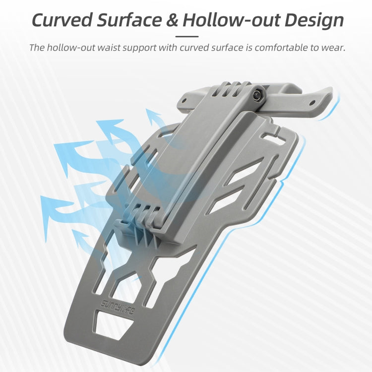 For DJI RC 2 / 1 Sunnylife Remote Control Waist Support Bracket Chest Strap(Grey) - Holder Series by Sunnylife | Online Shopping South Africa | PMC TechLife | Buy Now Pay Later Mobicred