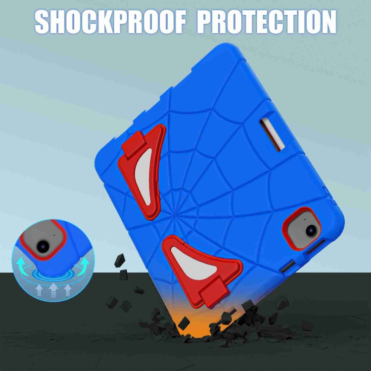 For iPad Air 11 2025 / 2024 Silicone + PC Shockproof Protective Tablet Case(Blue Red) - iPad Air 11 2025 / 2024 Cases by PMC TechLife | Online Shopping South Africa | PMC TechLife | Buy Now Pay Later Mobicred