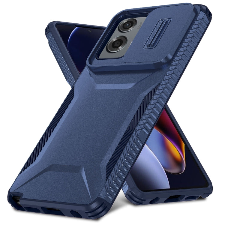 For Motorola Moto G Stylus 5G 2024 Sliding Camshield Phone Case(Blue) - Motorola Cases by PMC Jewellery | Online Shopping South Africa | PMC Jewellery | Buy Now Pay Later Mobicred