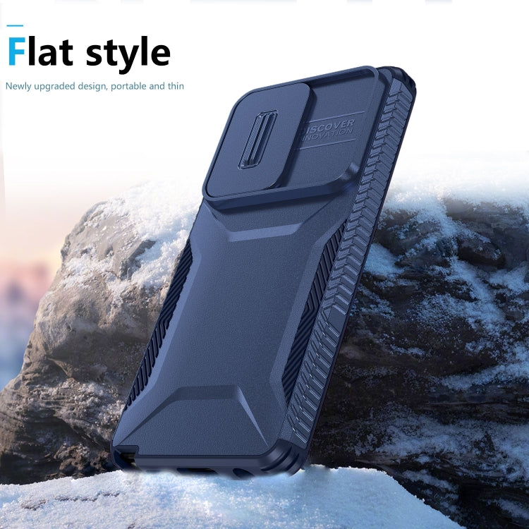 For Motorola Moto G Stylus 5G 2024 Sliding Camshield Phone Case(Blue) - Motorola Cases by PMC Jewellery | Online Shopping South Africa | PMC Jewellery | Buy Now Pay Later Mobicred