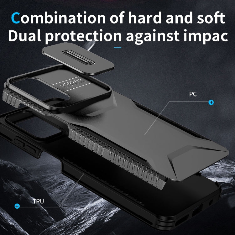 For Motorola Moto G Play 4G 2024 Sliding Camshield Phone Case(Black) - Motorola Cases by PMC Jewellery | Online Shopping South Africa | PMC Jewellery | Buy Now Pay Later Mobicred