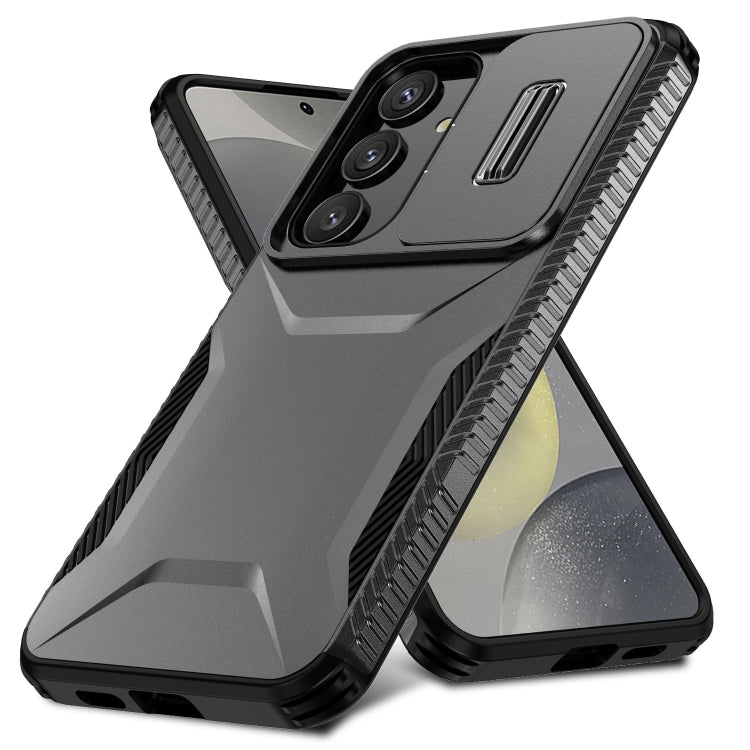 For Samsung Galaxy S25 5G / S24 5G Sliding Camshield Phone Case(Black) - Galaxy S24 5G Cases by PMC Jewellery | Online Shopping South Africa | PMC Jewellery | Buy Now Pay Later Mobicred