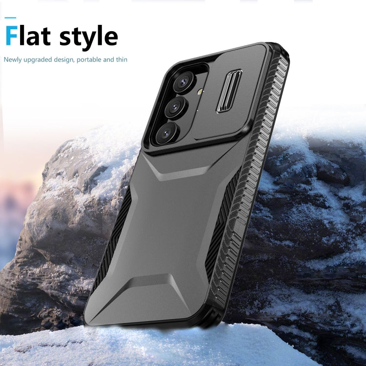 For Samsung Galaxy S25 5G / S24 5G Sliding Camshield Phone Case(Black) - Galaxy S24 5G Cases by PMC Jewellery | Online Shopping South Africa | PMC Jewellery | Buy Now Pay Later Mobicred