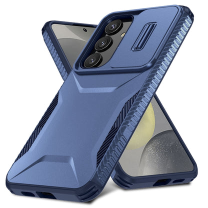 For Samsung Galaxy S25 5G / S24 5G Sliding Camshield Phone Case(Blue) - Galaxy S24 5G Cases by PMC Jewellery | Online Shopping South Africa | PMC Jewellery | Buy Now Pay Later Mobicred