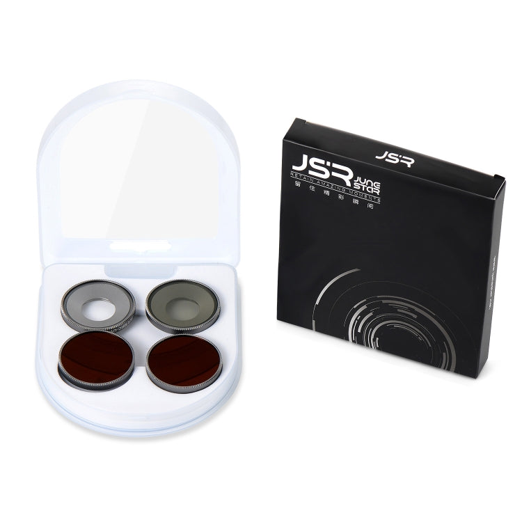 For DJI Osmo Action 4 JUNESTAR Threaded Camera Lens Filter, Filter:4 in 1 UV CPL ND16 ND32 - Lens Filter by JSR | Online Shopping South Africa | PMC TechLife | Buy Now Pay Later Mobicred