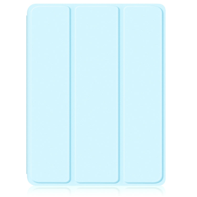 For iPad Pro 11 2024 Acrylic 3-Fold Smart Leather Tablet Case(Sky Blue) - iPad Pro 11 2024 Cases by PMC TechLife | Online Shopping South Africa | PMC TechLife | Buy Now Pay Later Mobicred