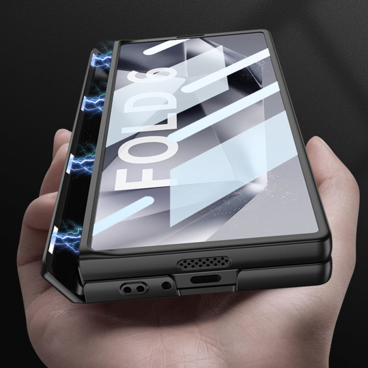 For Samsung Galaxy Z Fold6 GKK Integrated Full Coverage Magnetic Fold Phone Case(Silver) - free shipping - PMC Jewellery - Order now!