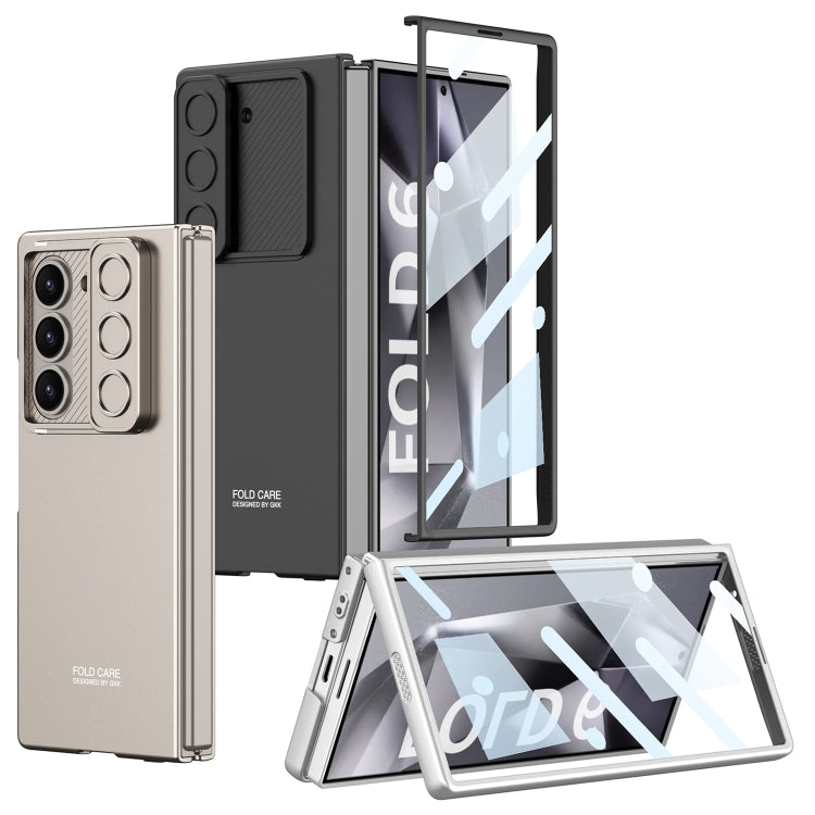 For Samsung Galaxy Z Fold6 GKK Integrated Ultra-thin Sliding Window Phone Case(Black) - free shipping - PMC Jewellery - Order now!