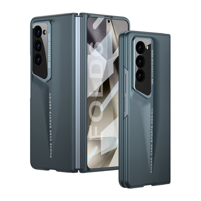 For Samsung Galaxy Z Fold6 GKK Integrated Blade Ultra-thin Full Coverage Phone Case(Cyan) - Galaxy Z Fold6 5G Cases by GKK | Online Shopping South Africa | PMC Jewellery | Buy Now Pay Later Mobicred