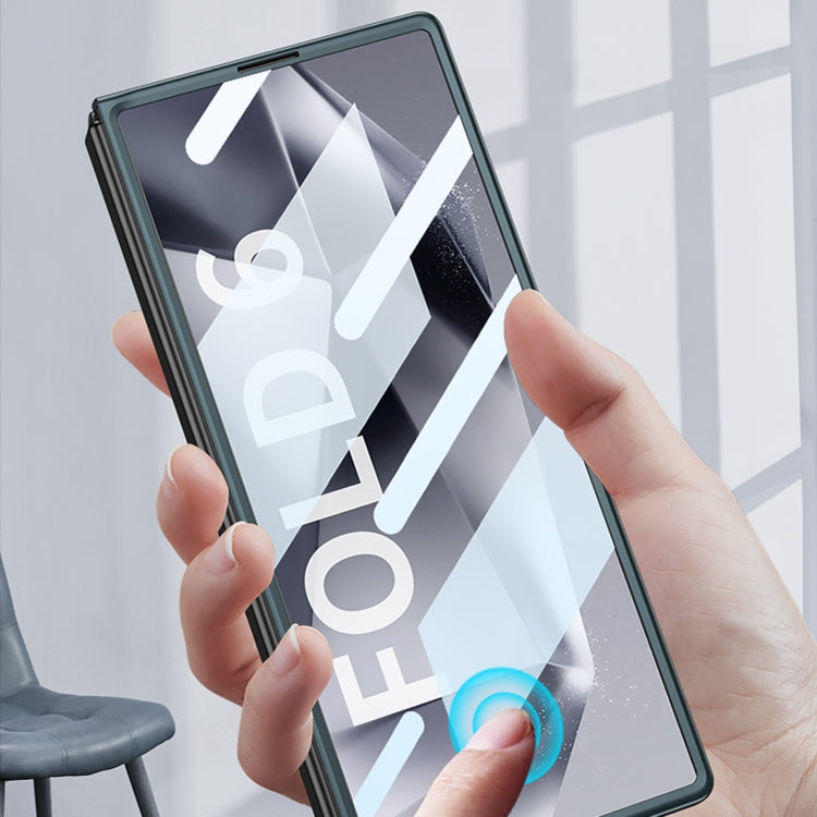 For Samsung Galaxy Z Fold6 GKK Integrated Accurate Hole Ultra-thin Square Ring Holder Phone Case(Silver) - free shipping - PMC Jewellery - Order now!