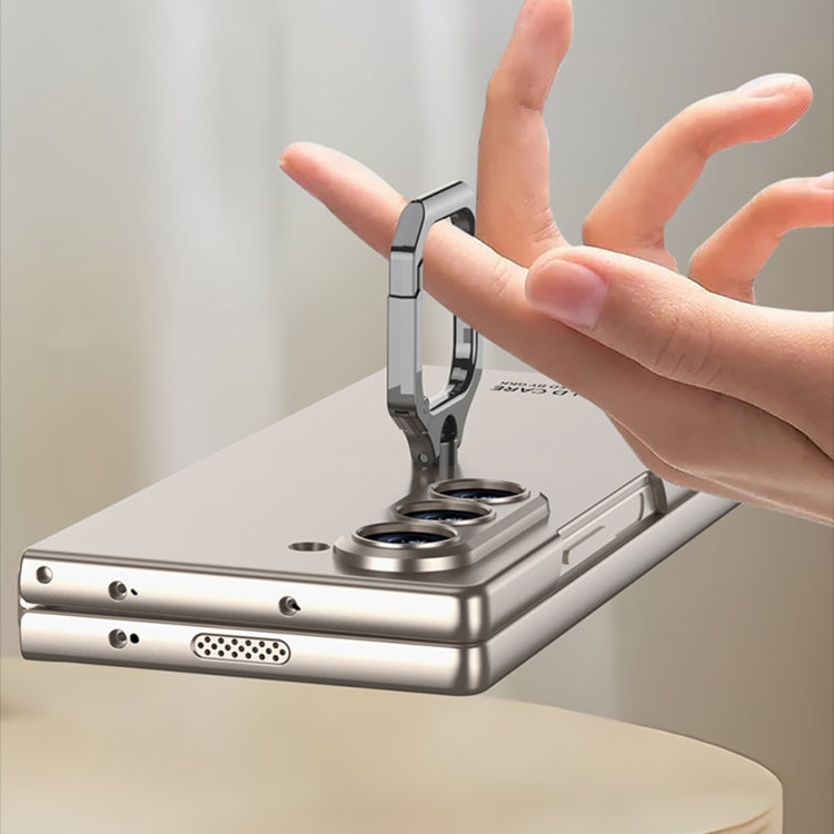 For Samsung Galaxy Z Fold6 GKK Integrated Accurate Hole Ultra-thin Square Ring Holder Phone Case(Silver) - free shipping - PMC Jewellery - Order now!
