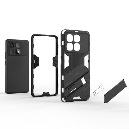 For Redmi K70 Ultra Global Punk Armor 2 in 1 PC + TPU Phone Case with Holder(Red) - Xiaomi Cases by PMC Jewellery | Online Shopping South Africa | PMC Jewellery | Buy Now Pay Later Mobicred