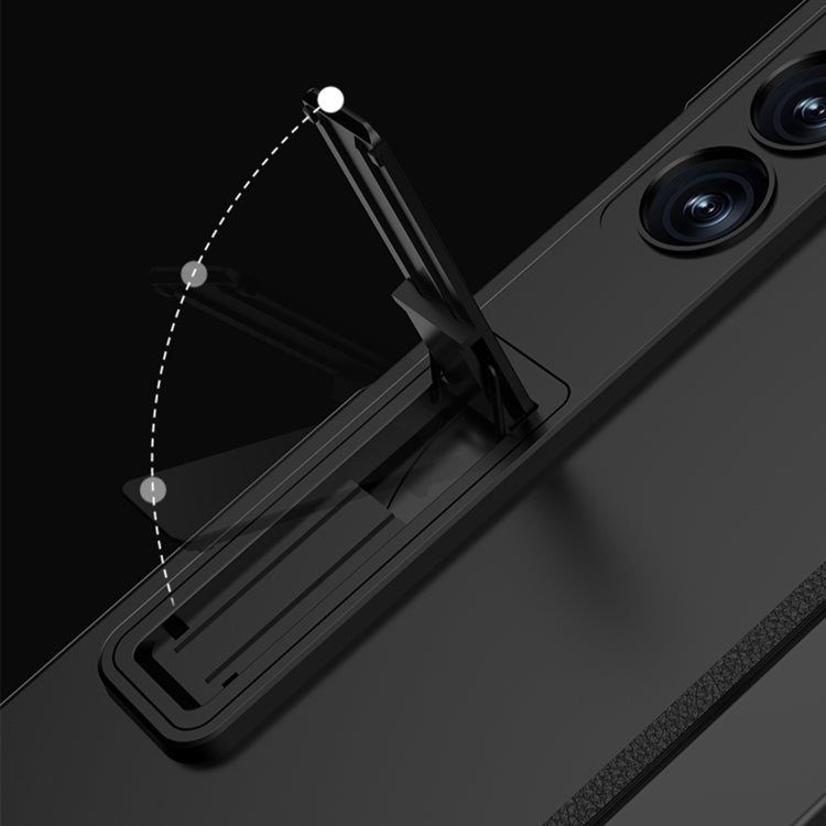 For Samsung Galaxy Z Fold6 GKK Integrated Anti Peep Full Coverage Magnetic Fold Phone Case(Silver) - free shipping - PMC Jewellery - Order now!