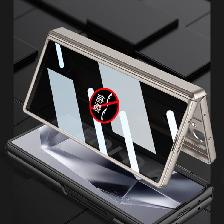 For Samsung Galaxy Z Fold6 GKK Integrated Anti Peep Full Coverage Magnetic Fold Phone Case(Green) - free shipping - PMC Jewellery - Order now!