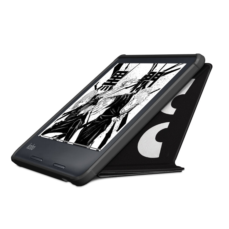 For Kobo Libra Colour 2024 Solid Color Deformation TPU Leather Smart Tablet Case(Big Eyes) - Others by PMC Jewellery | Online Shopping South Africa | PMC Jewellery | Buy Now Pay Later Mobicred