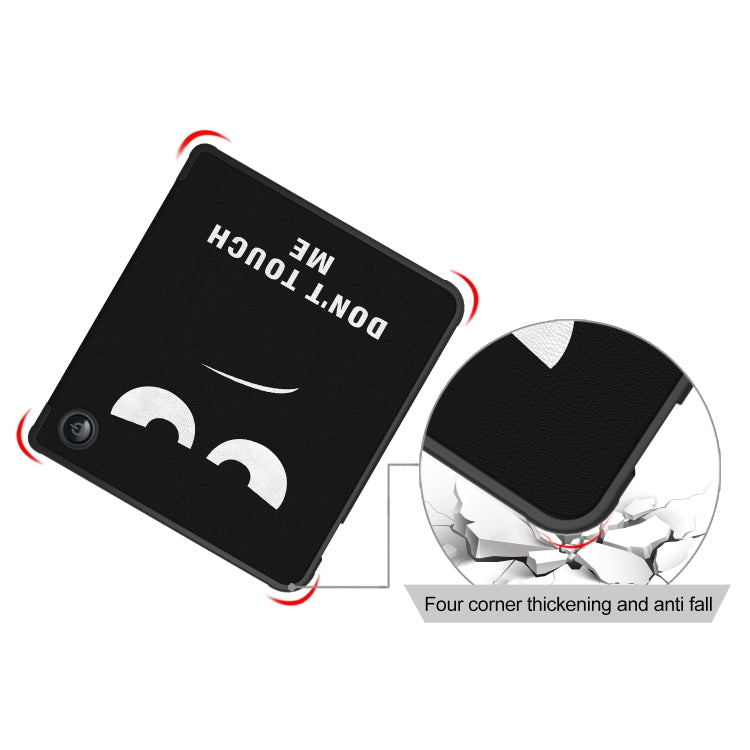 For Kobo Libra Colour 2024 Solid Color Deformation TPU Leather Smart Tablet Case(Big Eyes) - Others by PMC Jewellery | Online Shopping South Africa | PMC Jewellery | Buy Now Pay Later Mobicred