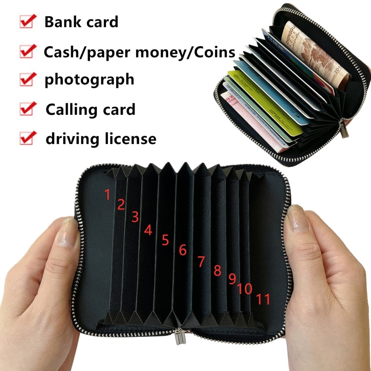 For Google Pixel 8a Solid Color Zipper 11-Card Slots Bag Phone Case with Lanyard(Black) - Google Cases by PMC TechLife | Online Shopping South Africa | PMC TechLife | Buy Now Pay Later Mobicred