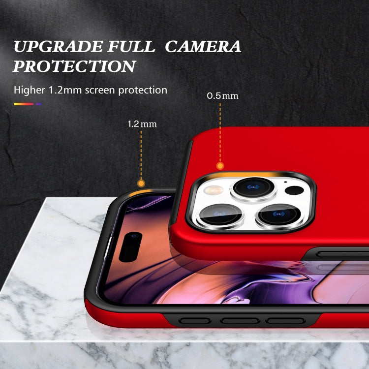 For iPhone 16 Magnetic Ring Holder Phone Case(Red) - iPhone 16 Cases by PMC Jewellery | Online Shopping South Africa | PMC Jewellery | Buy Now Pay Later Mobicred