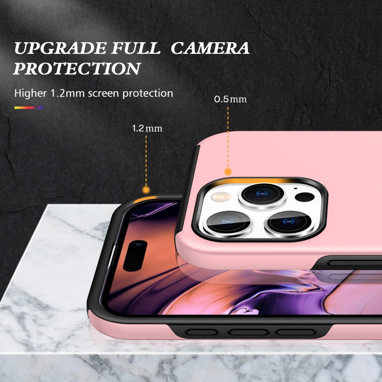 For iPhone 16 Magnetic Ring Holder Phone Case(Rose Gold) - iPhone 16 Cases by PMC TechLife | Online Shopping South Africa | PMC TechLife | Buy Now Pay Later Mobicred