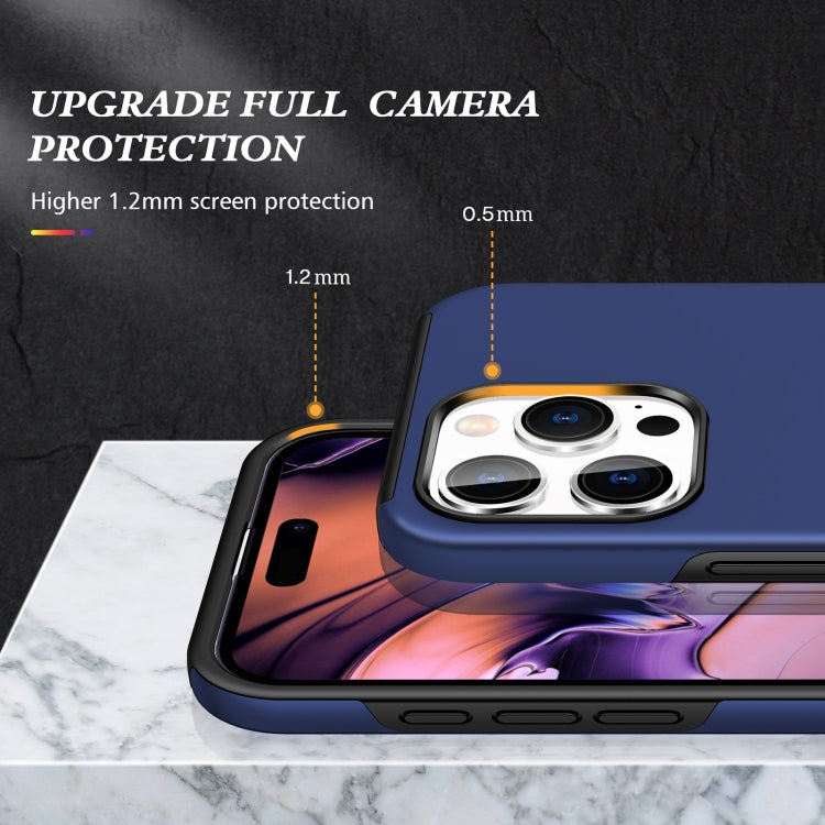 For iPhone 16 Plus Magnetic Ring Holder Phone Case(Navy Blue) - iPhone 16 Plus Cases by PMC TechLife | Online Shopping South Africa | PMC TechLife | Buy Now Pay Later Mobicred