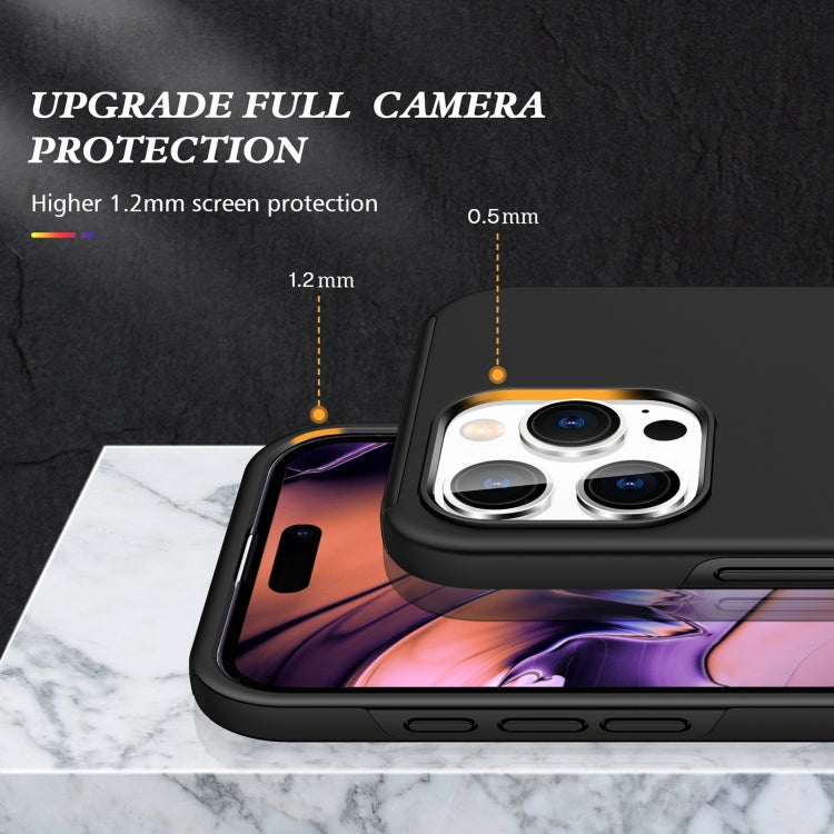 For iPhone 16 Pro Max Magnetic Ring Holder Phone Case(Black) - free shipping - PMC TechLife - Order now!