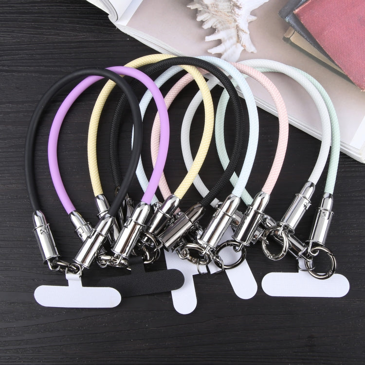 USB-C / Type-C to Type-C Data Cable Phone Anti-lost Short Lanyard, Length: 30cm(Black Braid) - USB-C & Type-C Cable by PMc TechLife | Online Shopping South Africa | PMc TechLife | Buy Now Pay Later Mobicred