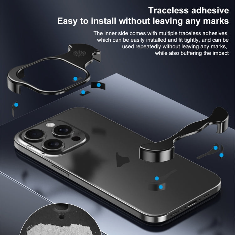 For iPhone 12 Aromatherapy Alloy Frameless Phone Case(Blue) - free shipping - PMC Jewellery - Order now!