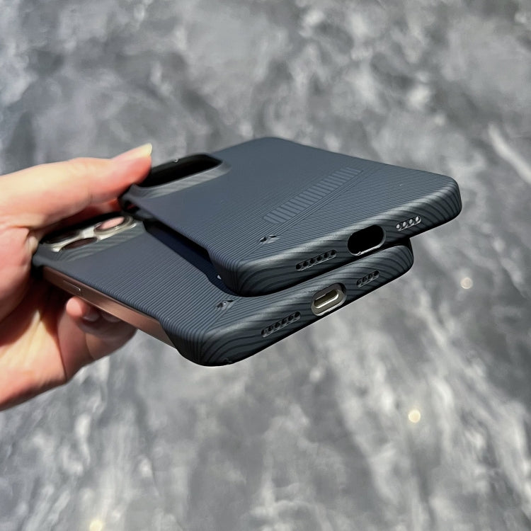 For iPhone 15 Pro Max Carbon Fiber Frameless Cooling Phone Case(Blue) - free shipping - PMC Jewellery - Order now!