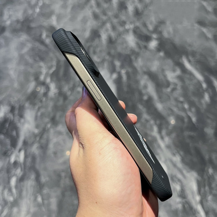 For iPhone 14 Pro Carbon Fiber Frameless Cooling Phone Case(Red) - free shipping - PMC Jewellery - Order now!