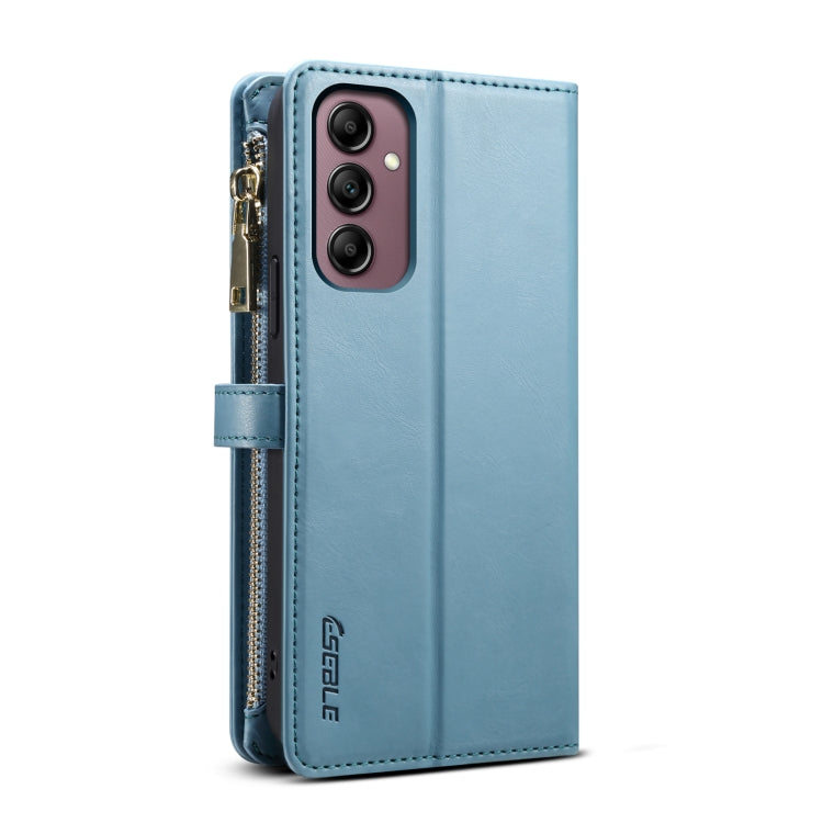 For Samsung Galaxy S25 5G ESEBLE Star Series Lanyard Zipper Wallet RFID Leather Case(Blue) - free shipping - PMC Jewellery - Order now!